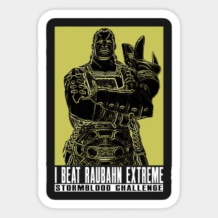 I BEAT RAUBAHN EXTREME Sticker